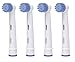 Braun Oral-B EB17-4 Sensitive Clean Replacement Rechargeable Toothbrush Heads 4-Pack