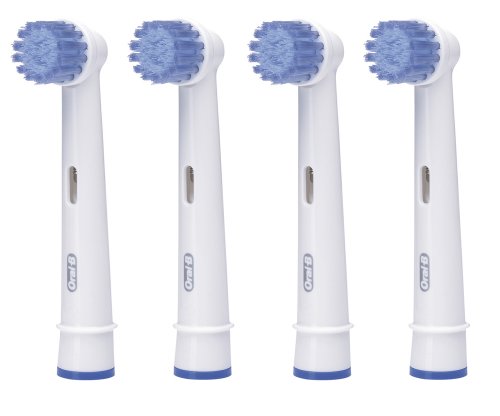 Braun Oral-B EB17-4 Sensitive Clean Replacement Rechargeable Toothbrush Heads 4-Pack