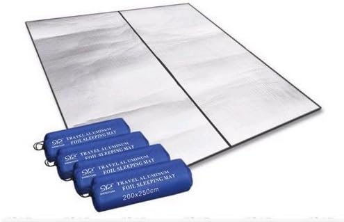 Ascetic Tour 200* 250 Aluminum Moisture-proof Pad Mat Waterproof Aluminum Foil Cushion Outdoor Camping Tent Pad