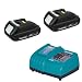 Makita BL1815-2-CRA (2) 18V 1.5 Ah LXT Lithium-Ion Compact Batteies w/ DC18RA 9.6V - 18V 15-Minute Fast Battery Charger
