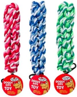 Pyara Paws Doggy Twist Toys, Set of 3