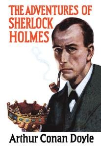Framed Black poster printed on 20 x 30 stock. Sherlock Holmes Mystery (book cover)
