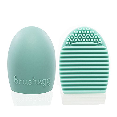 Party Queen makeup Makeup Brush Cleaner Golve Silicone Cosmetic Brush Egg - Premium Quality Handy For Brush Cleaning (1 pcs Blue)