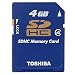 Toshiba 4GB High Speed SDHC Memory Card