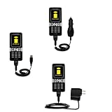 Deluxe Kit for the Sony Ericsson k550im includes a USB cable with Car and Wall Charger - Gomadic Brand w/ TipExchange Technology