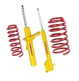 FORD FIESTA 1.25 / 1.3i / 1.3i 16V / 1.4i 16V / 1.6i 16V excl. Zetec S (OCT 98-MAY 00) 60mm SUSPENSION LOWERING SPRINGS & DAMPER KIT