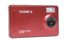 YASHICA 508万画素CMOSイメージセンサー デジタルカメラ 軽量 薄型 4倍デジタルズーム搭載 EZ F525 レッド