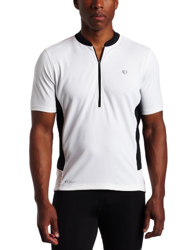Pearl Izumi Men's Quest Tour Jersey,White/Black,X-Large