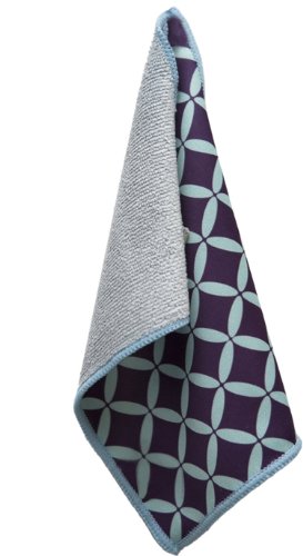 Toddy Gear Style It Like Sterling 5 x 7 Inch Premium Microfiber Smart Cloth, for iPad and Touch Screen Cleaning - Retail Packaging - Blue, 15X7B1311