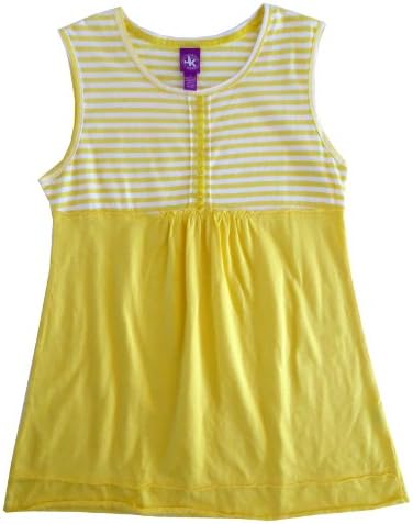 J Khaki Big Girls' Stripe Knit Tank