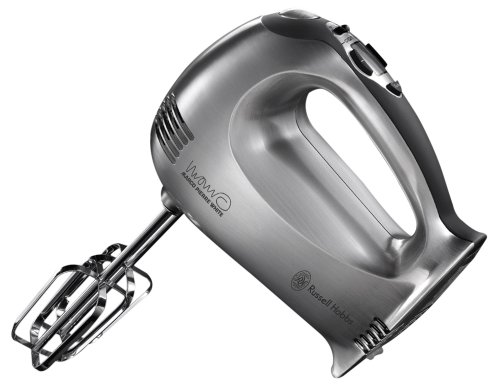 Marco Pierre White by Russell Hobbs 14070 300W Hand Mixer in brushed aluminium with 16 speed settings