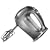 Marco Pierre White by Russell Hobbs 14070 300W Hand Mixer in brushed aluminium with 16 speed settings