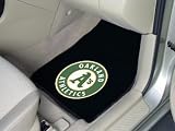 Oakland Athletics Printed Carpet Car Mat 2 Piece Set
