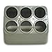 Vollrath 52644 Gray Silv-A-Tainer 6-Hole Plastic Silverware Container