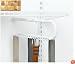 Rubbermaid 3H98 Configurations 30-Hook Tie and Belt Organizer, White