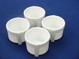 Brand New Lot of Four 3 Feeder Water Cup Bowl w/Holder