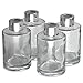 Feel Fragrance  Glass Diffuser Bottles Diffuser Jars with Caps Set of 4 â€“ 4.2 inches High, 120ml 4.06 Ounce. Fragrance Accessories Use for DIY Replacement Reed Diffuser Sets.