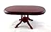 Dollhouse Miniature Mahogany Oval Dining Table