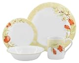 Corelle Impressions Vitrelle 16 Piece Dinnerware Set, Livello