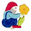 Birthday Ring Decoration - Gnome with Flower