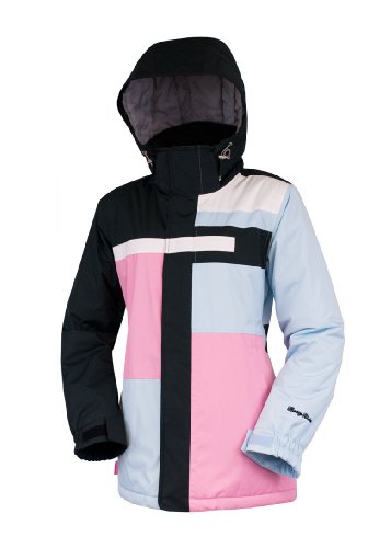 Betty Rides Women's Classic Manic Snowboard/Ski Jacket (Multi Solid, Large) Betty Rides Women's Classic Manic Snowboard/Ski Jacket (Multi Solid, Large)
