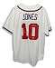 Chipper Jones Autographed/Hand Signed Atlanta Braves White Majestic Jersey