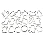 Wilton Metal Cookie Cutter Set of 18