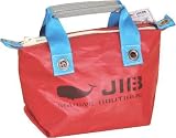 JIBファスナートート　ジュニア　レッドライトブルー　ネーム入れ可の画像