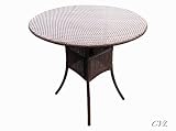 NEW RATTAN WICKER ROUND GARDEN PATIO BISTRO TABLE