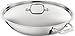 All-Clad 4413 Stainless Steel Tri-Ply Bonded Dishwasher Safe Paella Pan with Lid Cookware, 13-Inch, Silver