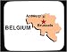Mouse Pad with map, brussels, belgium