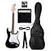 Rocktile Banger's Pack E-Gitarren Set, 7-teilig schwarz