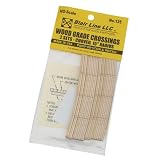 HO Laser-Cut Wood Grade Crossing, 15 Radius(2)
