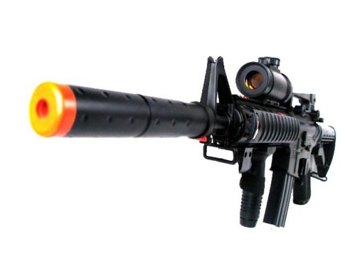 MetalTac® M4 Carbine RIS Electric Airsoft Gun 10000 bb Two magazine Pack