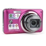 GE E1680W 16MP 8x Optical/6x Digital Zoom Camera w/HDMI (Red)