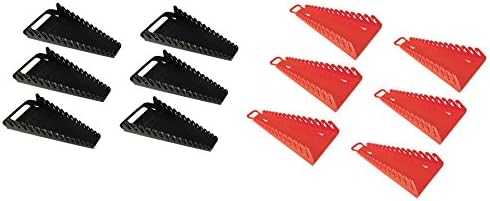 6/PACK-ERNST Mfg 5089 BK + 5188 RD GRIPPER 15 Wrench Organizer- YES 6 Each