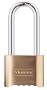 2 Pack Master Lock 175DLH 2" Wide Re-Settable Combination Padlock Hardened with 2-1/4" Shackle Height