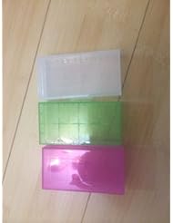 Single Detail Page Misc: Pack of Clear/Green/Rose Battery Storage Case/Organizer/Holder for 18650 or CR123A Battery - zhanshan