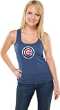 Chicago Cubs Women's Heather Royal Tri-Blend Tank Top