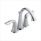 Delta 4538 Lahara Mini-Widespread Double-Handle Lavatory Faucet, Chrome