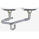 Snappy Trap 1 1/2" Drain Kit for Double Kitchen Sinks