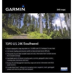 Garmin MapSource TOPO! US 24k Southwest Topographic Coverage of Utah, Colorado, Arizona, and New Mexico (DVD)