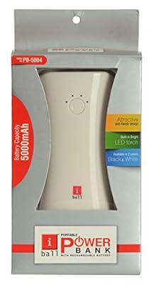 iBall PB5004 5000mAH Power Bank (White)