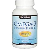 オメガ3 プレミアム フィッシュオイル - Omega-3 Premium Fish Oil (マドレラブ - Madre Labs) フィッシュゼラチンソフトジェル 100錠入り 並行輸入品 [並行輸入品]
