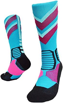 Kalily Cushioned Athletic Crew Socks for All Sports-Pack of 3 Pairs