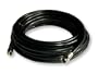 25 ft RG-6 Black Coaxial Cable, copper clad/dual shielded