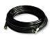25 ft RG-6 Black Coaxial Cable, copper clad/dual shielded