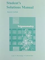 Student Solutions Manual for Trigonometry Student Solutions Manual for Trigonometry