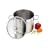 Stockpot 8 litre stainless steel with glass lid.
