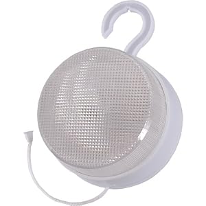 GE 54816 Pull String with Hook RoundCloset Light - Battery Operated by 